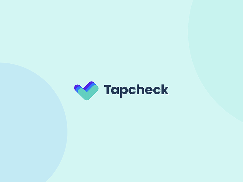 Tapcheck Logo Animation animation branding gif identity logo mark minimal motion design symbol