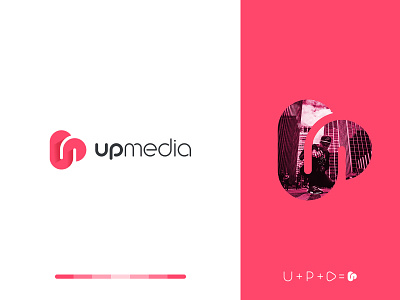 up media branding identity logo mark monogram music music app music player play symbol up