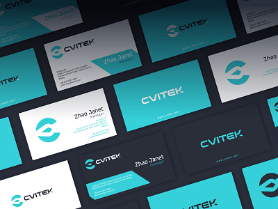 Cvitek Business Cards artificialintelligence branding businesscard identity logo machinelearning mark software symbol