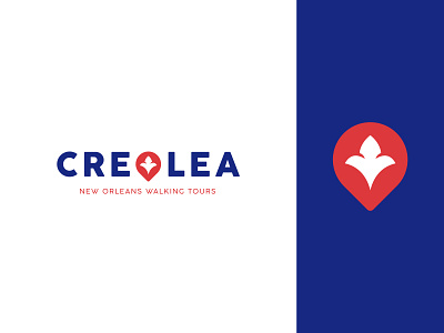 Creolea branding identity lettering location logo logotype mark symbol tours turism walking