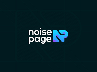 NoisePage branding identity lettermark logo mark monogram symbol