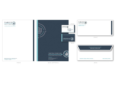 Target Realty Group Brand Identity - Stationery System Design