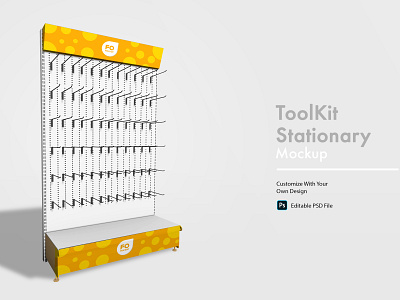 Tool Kit Stationery Mockup branding design