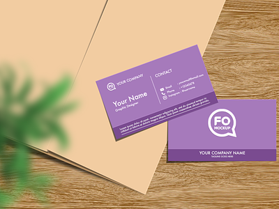 Paper Business Card Mock-up