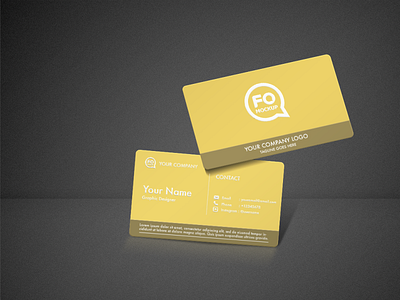 Luxury Business Card Mock-up