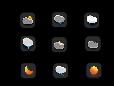 Frosted glass frosted texture icon design ui