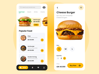 Food Order App app design food food delivery food order app mobile app ui ux
