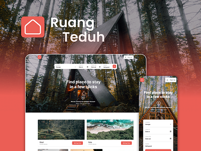 Ruang Teduh - Online room rental service website