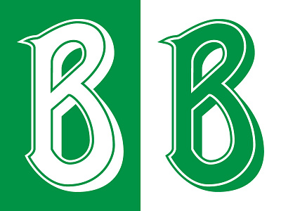 Ballpark Logo - Green identity logo mark vector