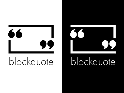 Blockquote Logo logo