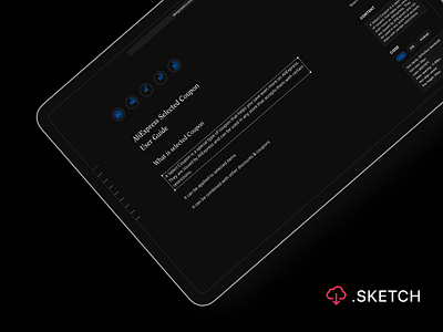 Concept for Sketch Measure dark dark mode dark theme dark ui design measure sketch specs ui ux