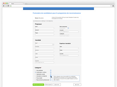 Web Forms - Ergonomy practice