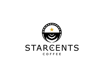 Starcents Coffee Logo Design branding brarand identity coffee coffeelogo coffeeshop graphic design logo logo inpirations logogram ui