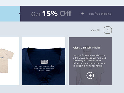 DaddyScrubs UI Elements concept daddyscrubs design ui