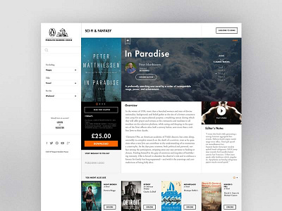 Story Page creative concepts design flat homepage mistyukevych penguin penguin random house prh ui ux web
