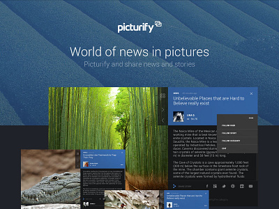 Picturify design news picturify ui web