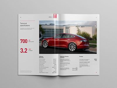 Technical Specifications page catalog editorial design mistyukevych model s catalog technical specifications tesla