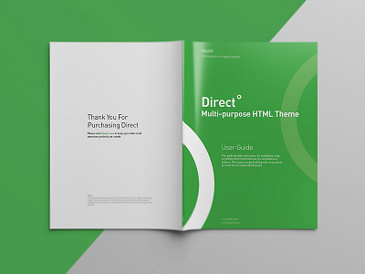 Direct / User Guide direct direct template documentation instructions studiomst template user guide