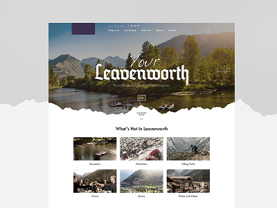 Homepage concept design homepage layout minimal mistyukevych mountains ui ux website wip