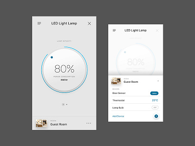 LED Lamp controls