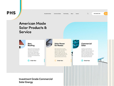 Power Home Solar branding concept mistyukevych powerhomesolar solar energy ui ux website