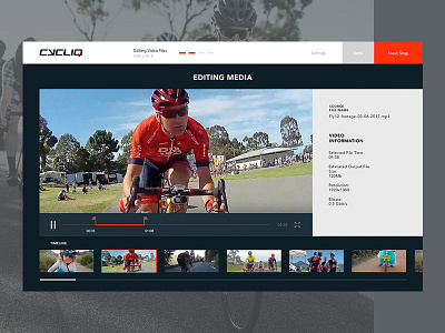 Bike Camera video editor