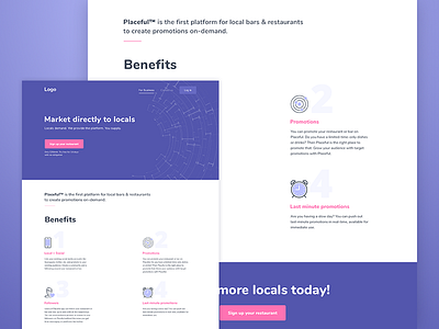 Landing page