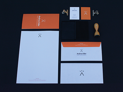 Corporate Identity/Design Project branding corporate design fresh identity orange slim