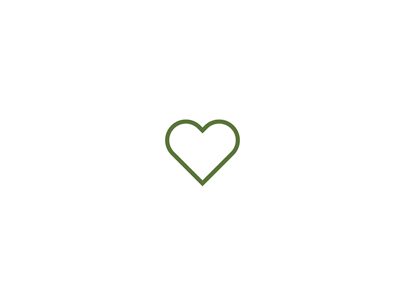 Heart Icon Animation animation branding design green heart interactiondesign microinteraction popping ui vector webdesign