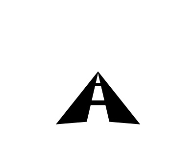 Letter A logo - A + Road
