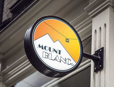 Logo Challenge: Mount Blanc adobe branding dailylogo dailylogochallenge design elegantlogodesign freelancer illustration logo thedailylogochallenge ui