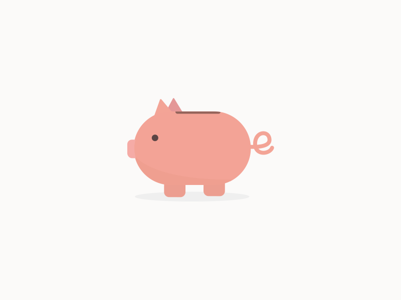Save Money with Oscar animation design illustration pig product product design