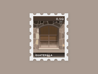 La Puerta 14 arch bakery capsule door guatemala puerta quetzal rock stamp stone tiny wood
