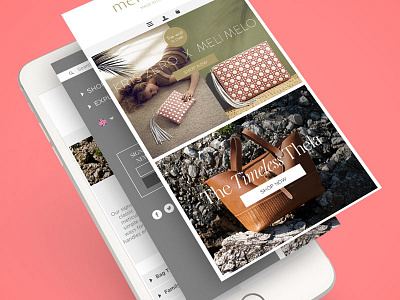 Meli Melo - Custom Theme Design & Build bags build custom design fahsion ios theme