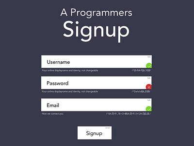 Daily UI - 001 Signup