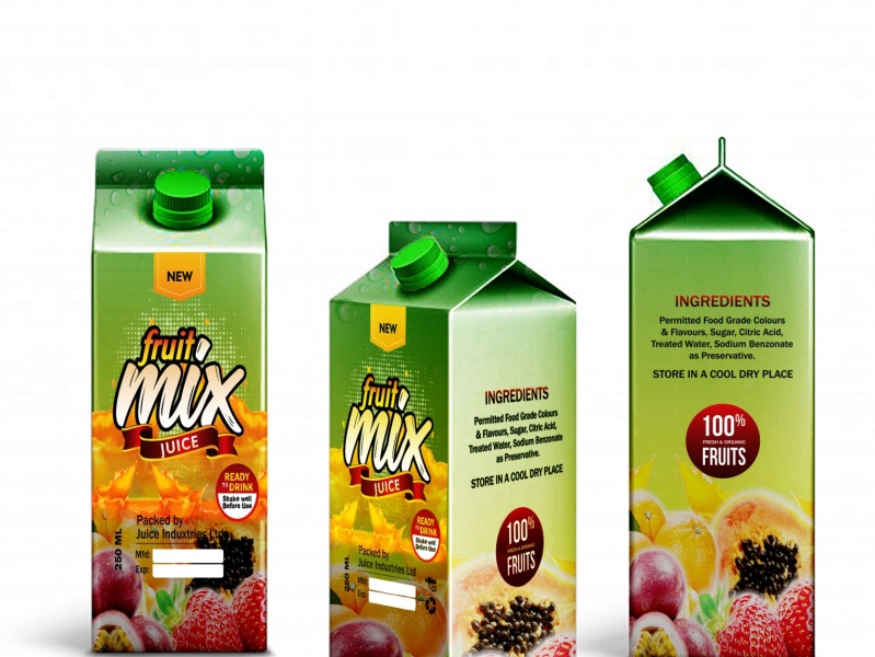 Packaging mockup for beverage product branding design illustration print vector