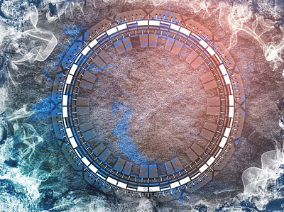 Techno Circle Background abstract background circle computer cyber data digital fantasy internet science security technology