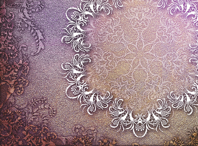 Floral Mandala background cover image decoration fantasy floral flower manadala retro round wallpaper