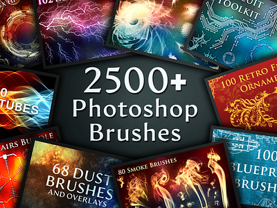 2500+ Photoshop Brushes