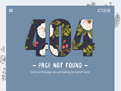 404 Error 404 error flowers minimal page not found simple