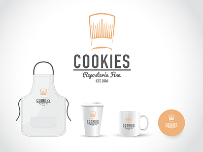 Cookies Logo bakery design graphic identity logo samples