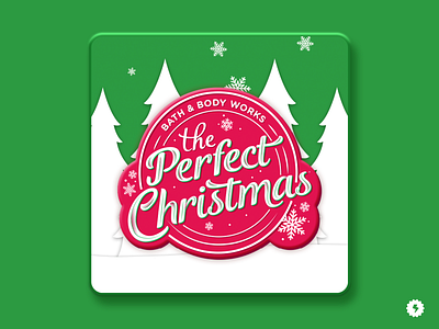 Bath & Body Works ® | Christmas Logo bath creative experience