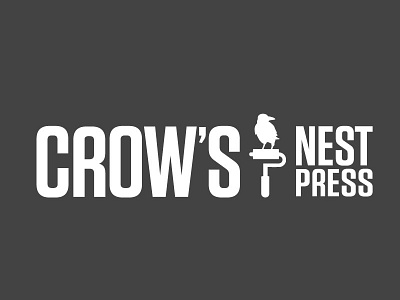 Crow's Nest Letterpress Studio crow logo