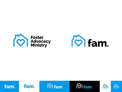 Foster Advocacy Ministry fam foster care foster care logo home home logo logo logo design ministry ministry logo