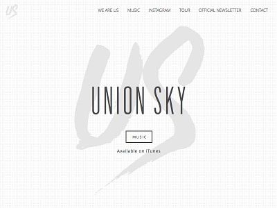 Union Sky Home Page landing page union sky