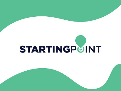 Starting Point church location location pin logo start starting point