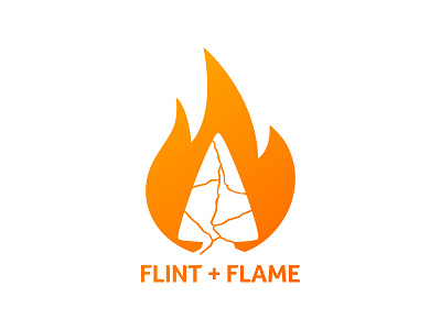 Flint + Flame flame flint logo
