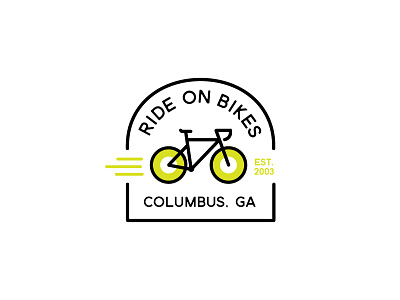 Ride On Bikes bike logo rebrand ride on bikes