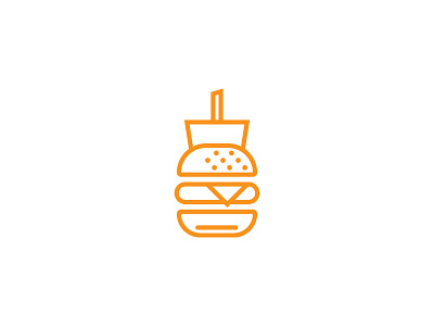 One Burger burger logo