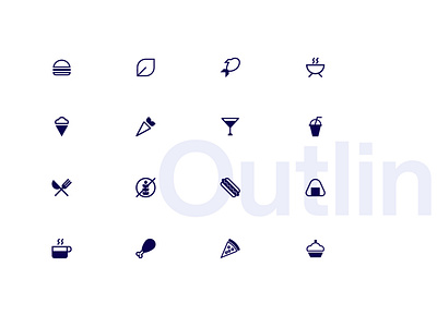 Outiline icon font — free download